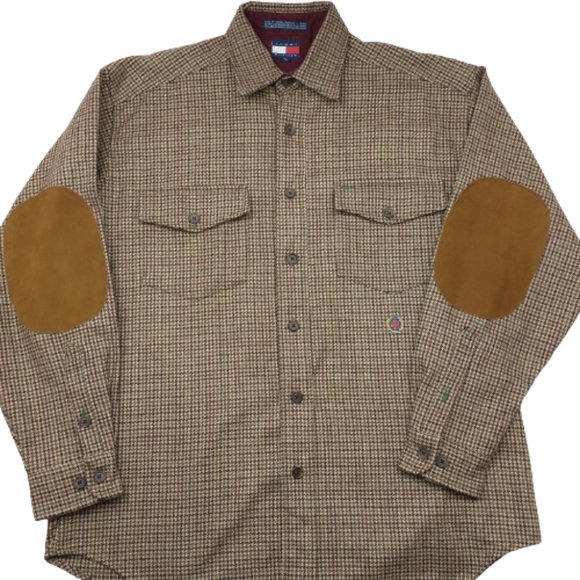 Tommy Hilfiger Other - Tommy Hilfiger Houndstooth Elbow Flannel Jacket